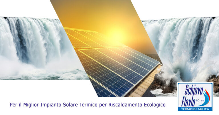 Miglior impianto solare termico per riscaldamento ecologico a Vicenza da Termoidraulica Schiavo