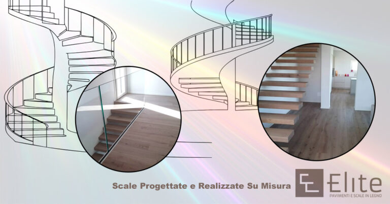 Scale progettate e realizzate su misura a Vicenza da Elite Pavimenti