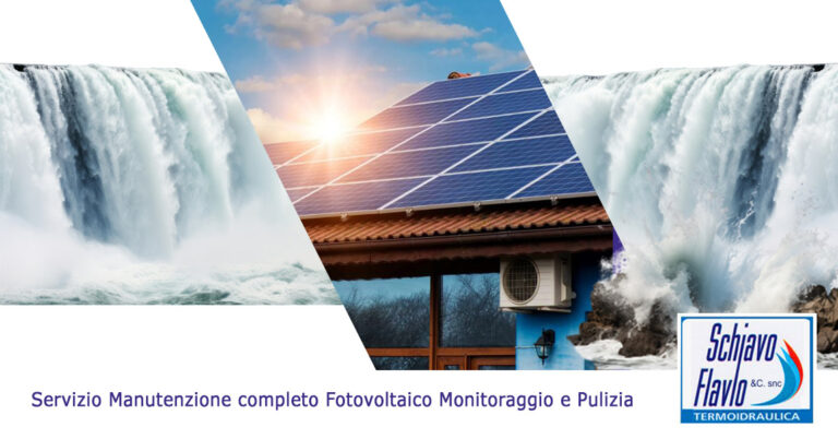 Servizio manutenzione completo fotovoltaico monitoraggio e pulizia a Vicenza da Termoidraulica Schiavo